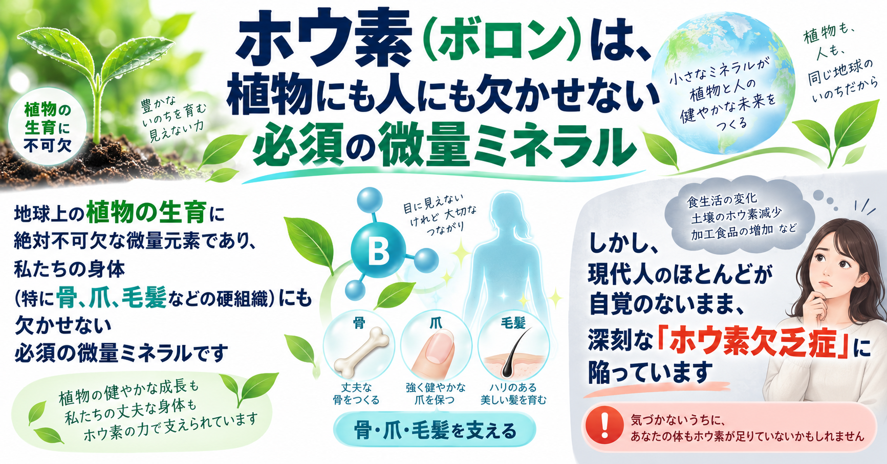 ホウ砂（ほうしゃ）｜地球上で最も見過ごされてきた～デトックス・ホルモン調整ミネラル